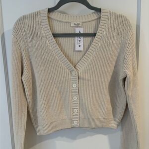 Pacing Button Sweater